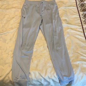 Large gray under armour joggers